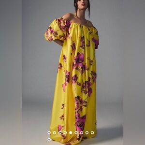 ATSU off the shoulder floral dress size S NWT